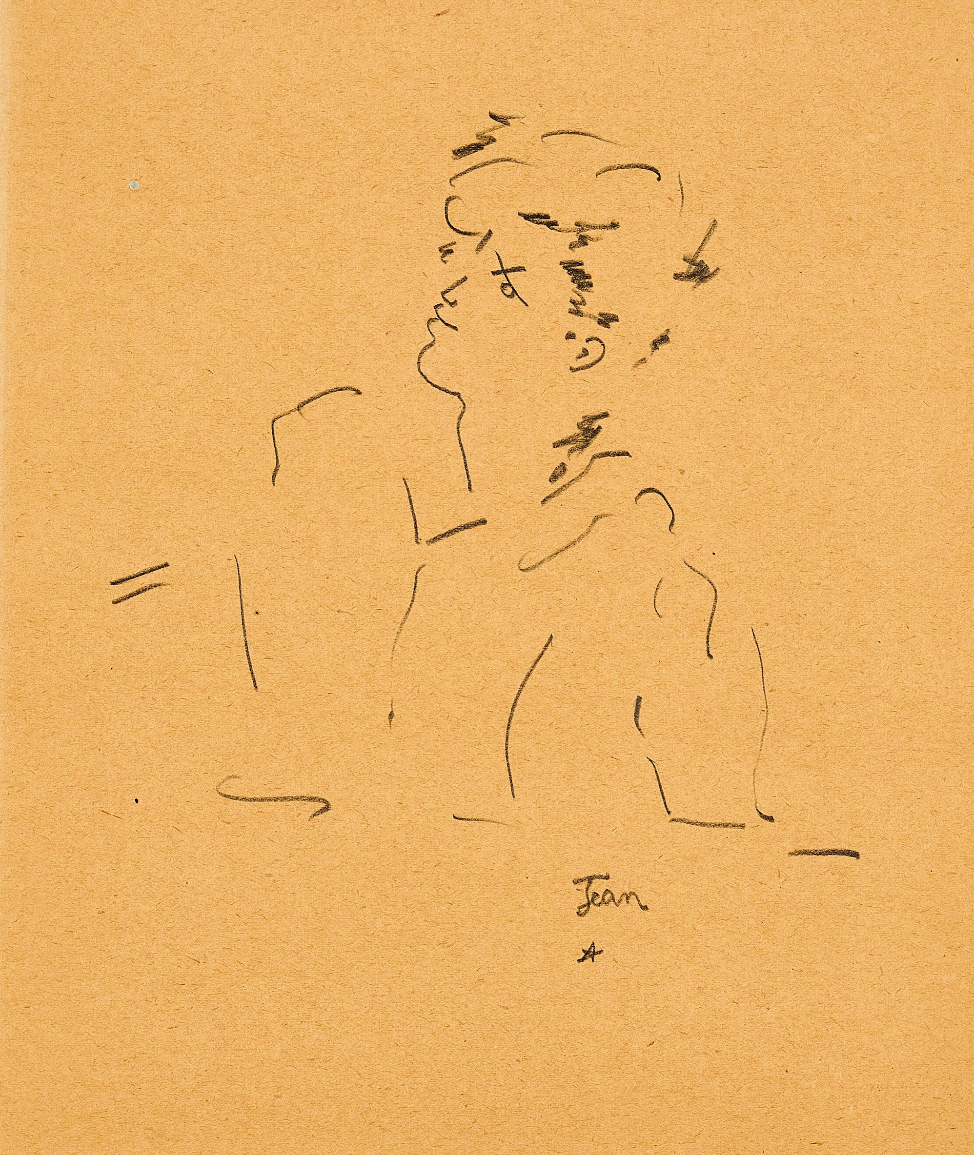 Jean Cocteau - Porträt.