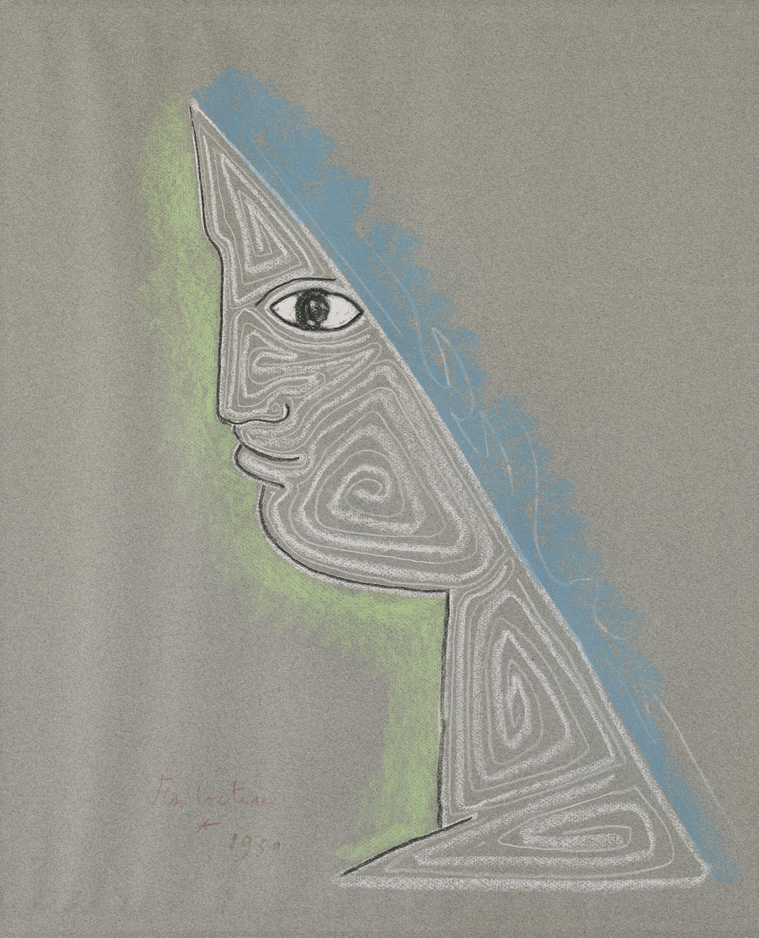 Jean Cocteau - Profil d\'homme