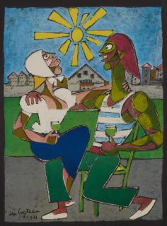 Jean Cocteau - Six Plates, from Les Innamorati 6