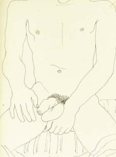 Jean Cocteau - Torse d\'homme nu