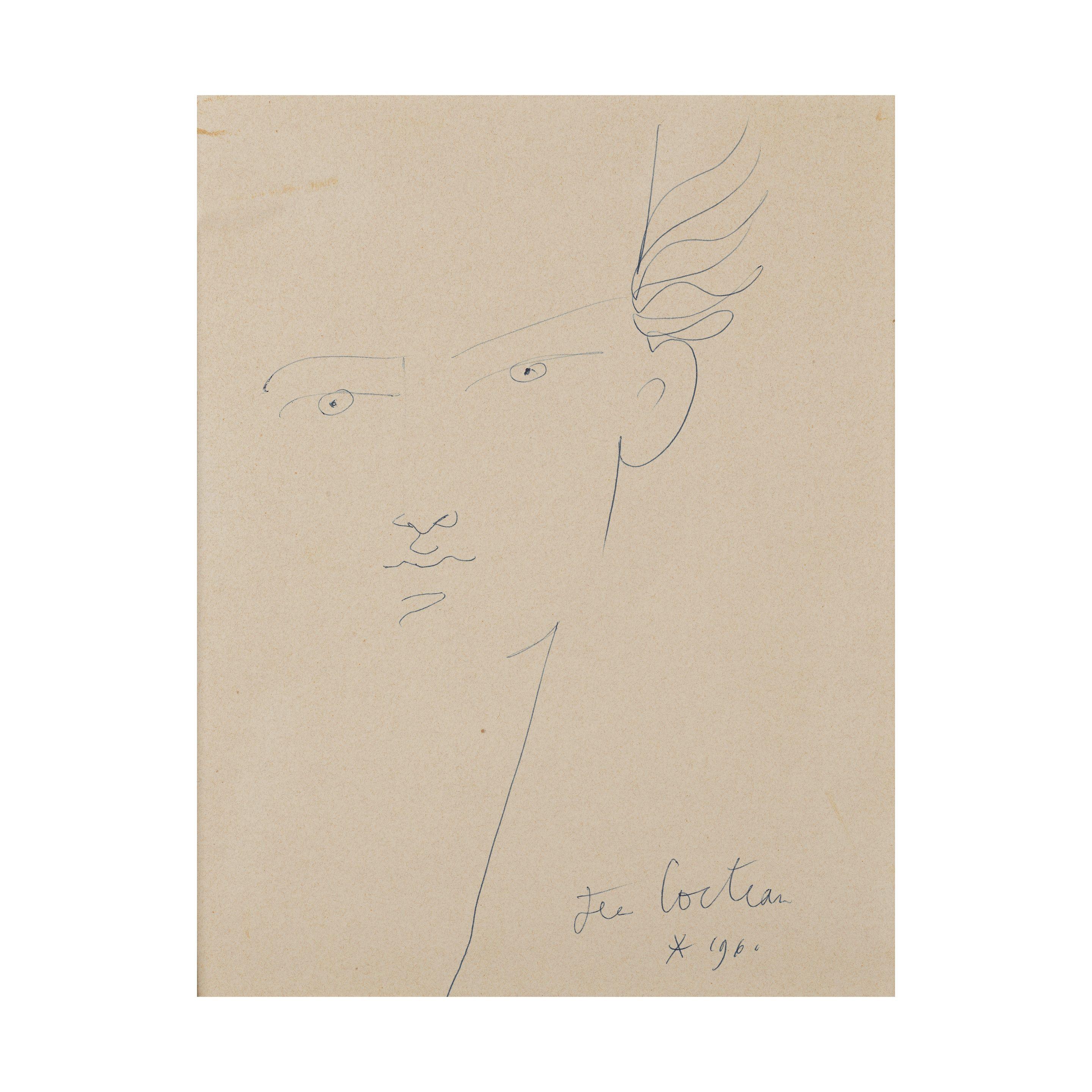Jean Cocteau - Visage
