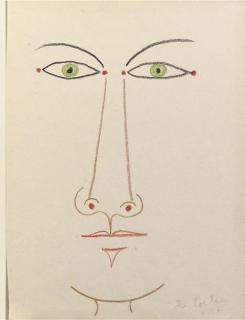 Jean Cocteau - Visage