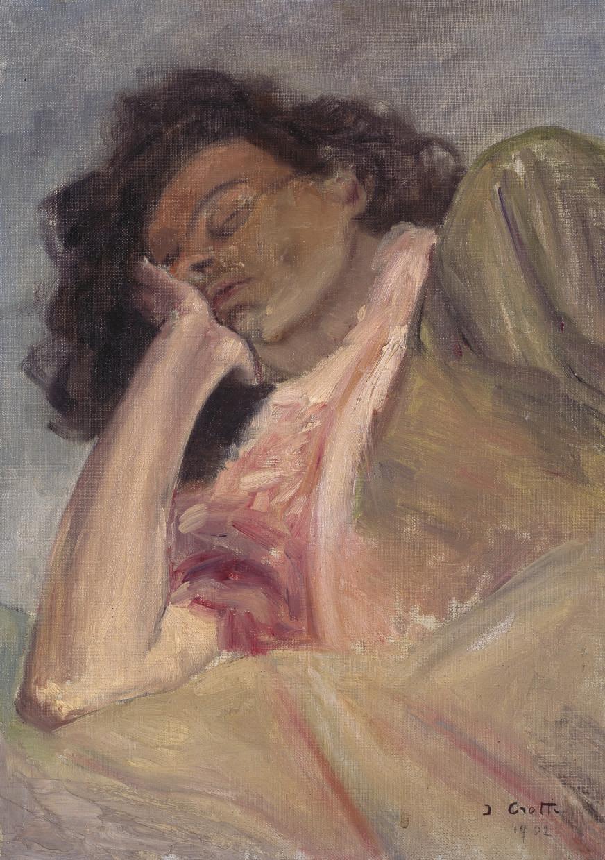 Jean Crotti - Femme endormie