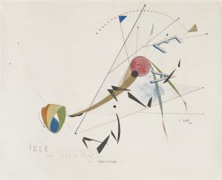 Jean Crotti - Idée en course de pocession