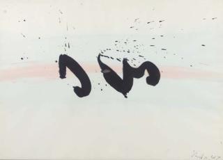 Jean Degottex - Bande rose