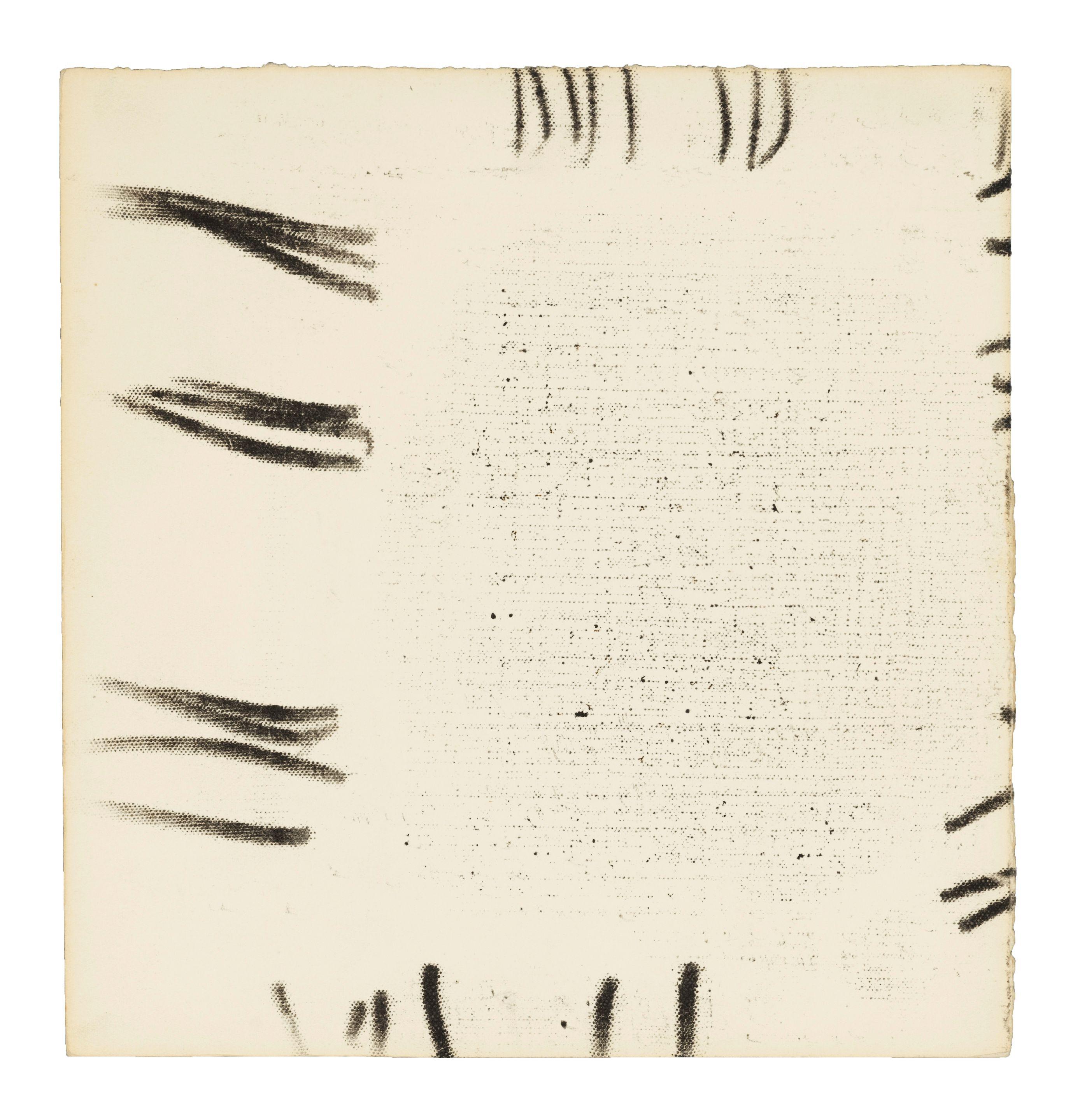 Jean Degottex - Sans titre (deux œuvres)