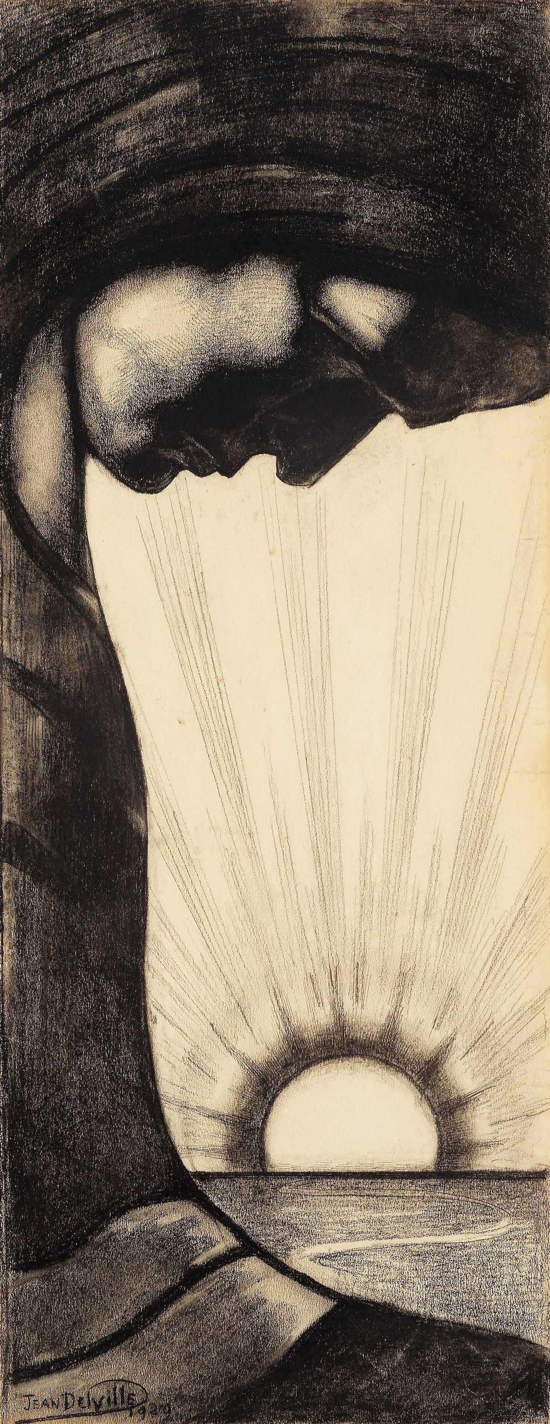 Jean Delville - Méditation