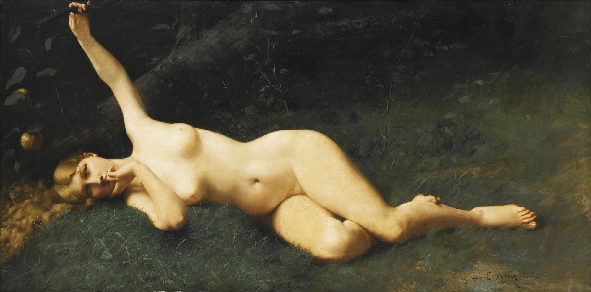 Jean Denis Antoine Caucannier - French Eve Et La Pomme