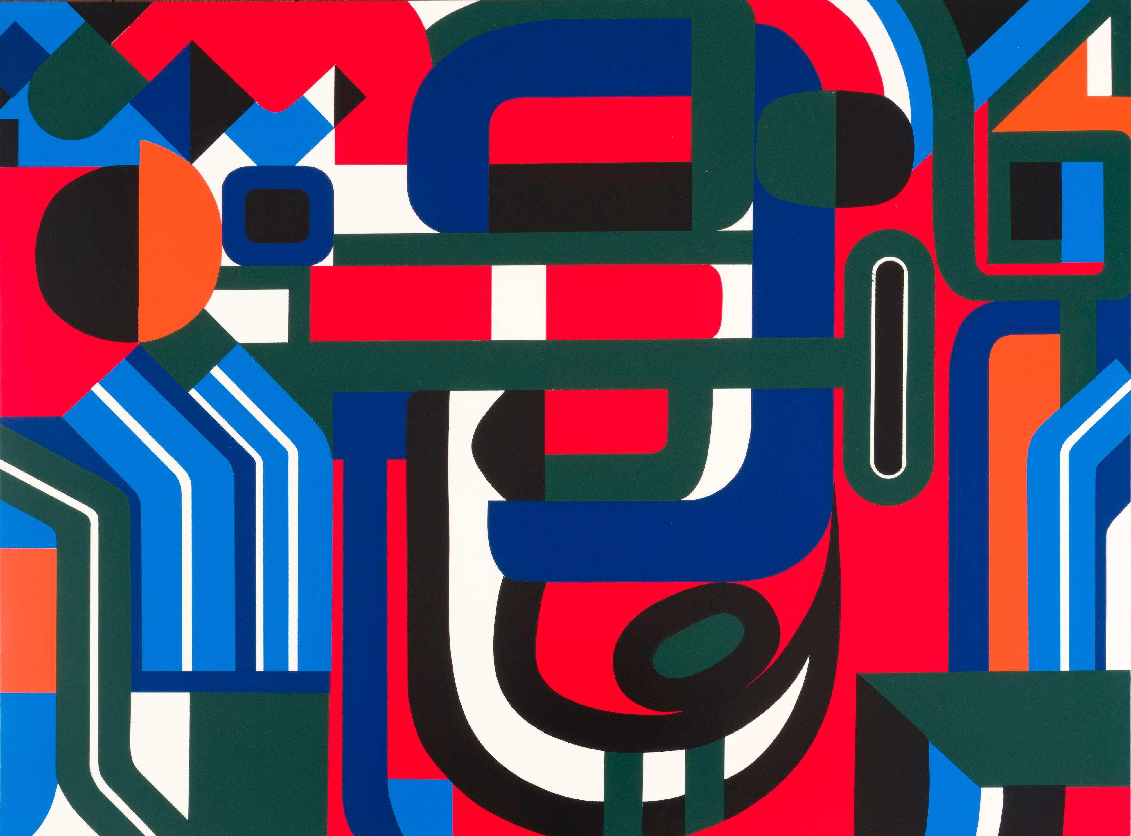 Jean Dewasne - Composition VIII, Circa 1975