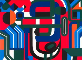 Jean Dewasne - Composition VIII, Circa 1975