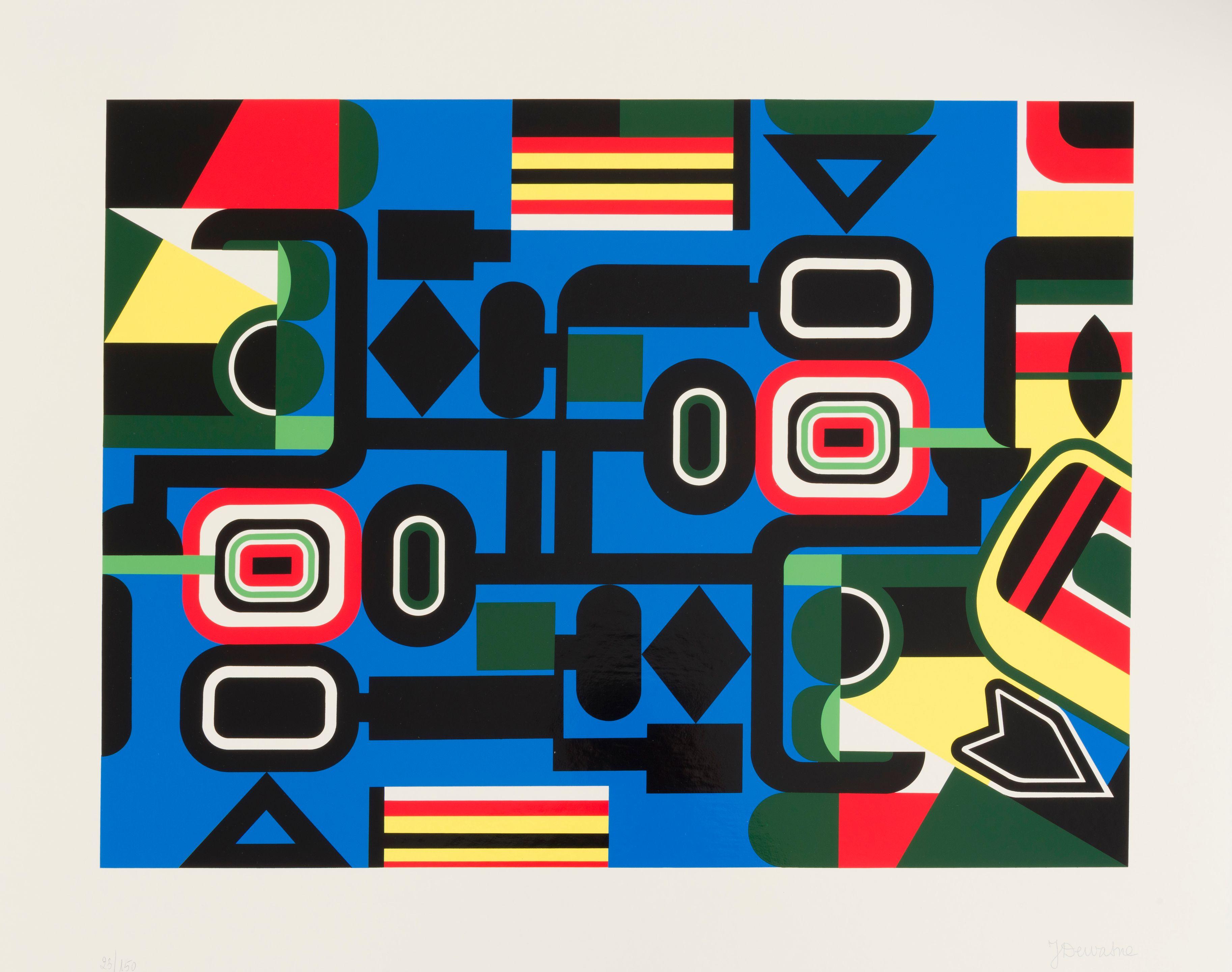 Jean Dewasne - Vague divague II, Circa 1960