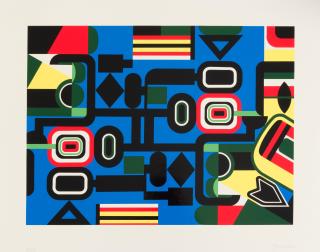 Jean Dewasne - Vague divague II, Circa 1960