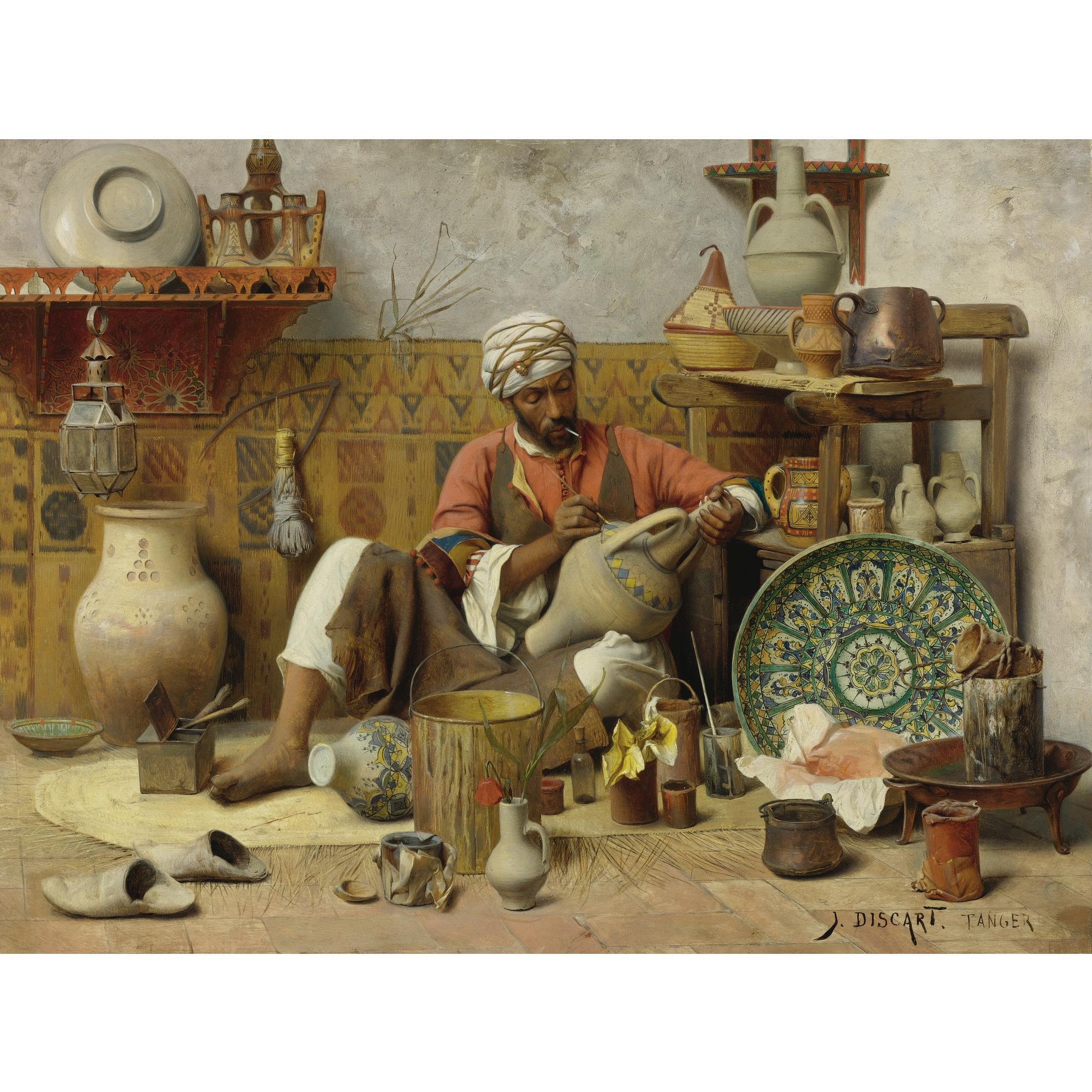 Jean Discart - French The Pottery Studio, Tangiers