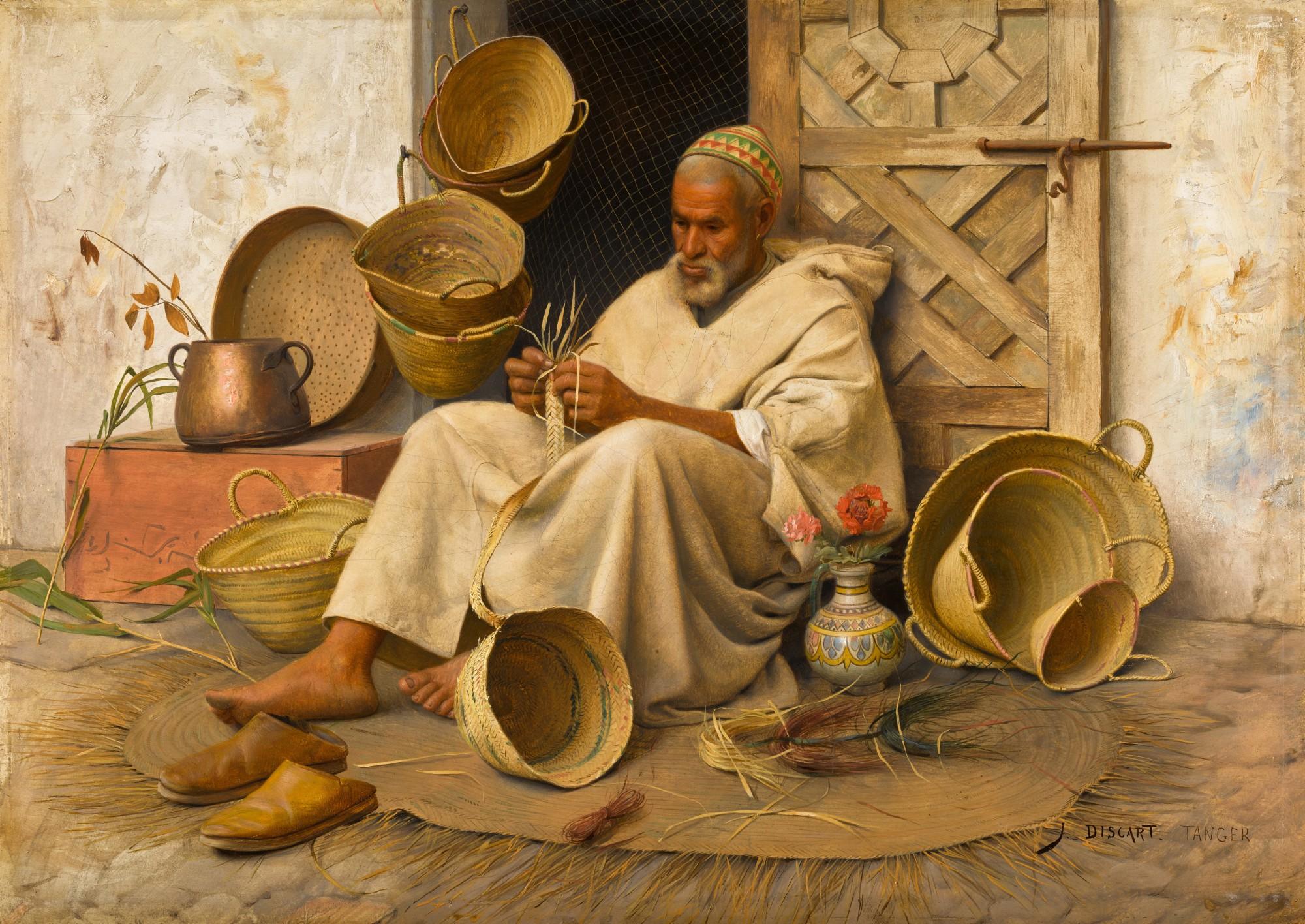Jean Discart - The Basket Weaver, Tangier