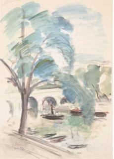 Jean Driesbach - Quai d\'Anjou, Paris