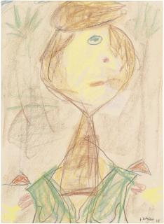 Jean Dubuffet - Arabe À La Gandoura