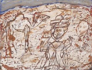 Jean Dubuffet - Arabe et Chameau