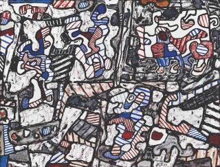 Jean Dubuffet - Arbres, Boeuf Et Paysan (Tree, Ox And Farmer)
