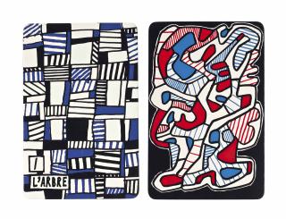 Jean Dubuffet - Banque De L\'Hourloupe-Cartes À Jouer Et À Tirer