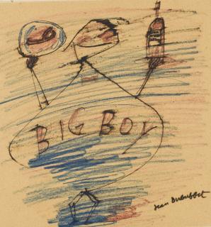 Jean Dubuffet - Big Boy (Portrait de Camille Renault dans son restaurant)