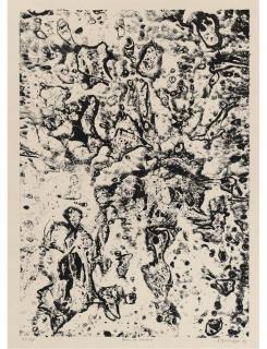 Jean Dubuffet - Boue et Ravines, from Théàtre du Sol (W. 539)