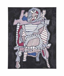 Jean Dubuffet - Brouette en Surplomb II (Wheelbarrow Seen from Above)