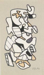 Jean Dubuffet - Collage P541
