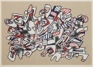 Jean Dubuffet - Course la Galope (Webel 1180)