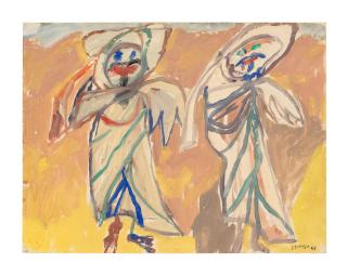 Jean Dubuffet - Deux Bédouins, 1948