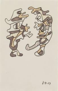 Jean Dubuffet - Deux Personnages
