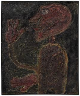 Jean Dubuffet - Discoureur fossile (Fossilised Speaker)