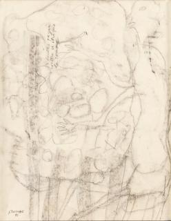 Jean Dubuffet - Ecrivain à sa table