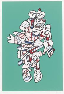 Jean Dubuffet - Ephiphanor And Protestator (Webel 1161 And 1163)