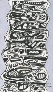 Jean Dubuffet - Escalier