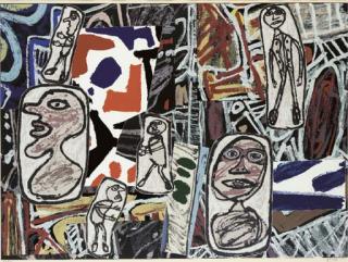 Jean Dubuffet - Faits mémorables I (W. 1259)