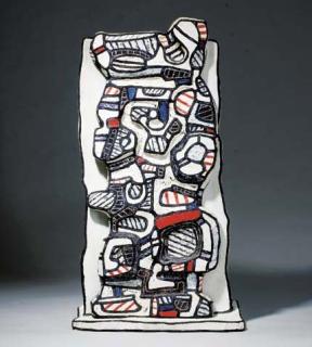 Jean Dubuffet - Figure adossée