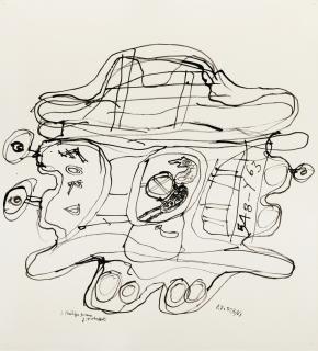 Jean Dubuffet - Ford 548-Y-63 (D 27)