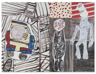 Jean Dubuffet - Gare aux voitures