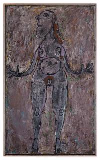 Jean Dubuffet - Grand nu charbonneux