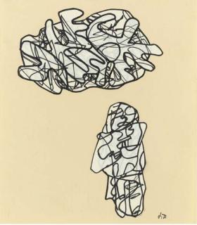 Jean Dubuffet - Homme Et Nuage