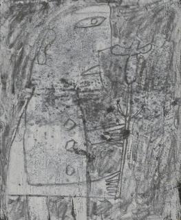 Jean Dubuffet - Homme respirant un oeillet
