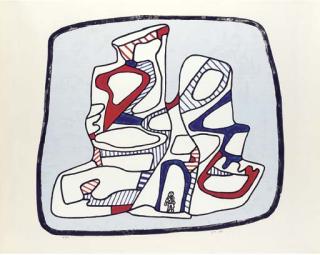 Jean Dubuffet - Immeuble, From Fables (W. 1181)