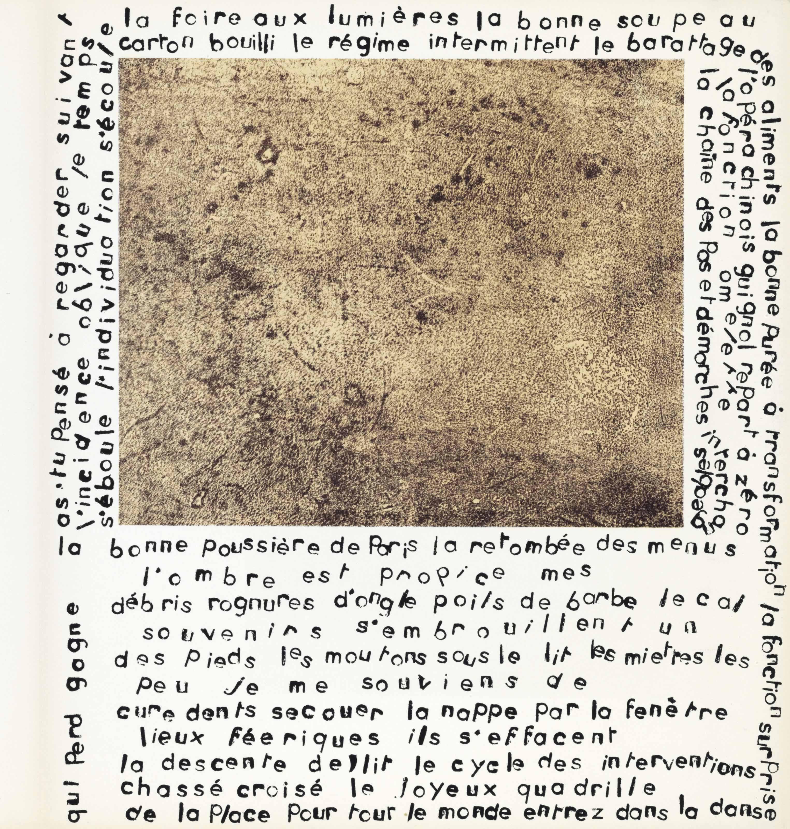 Jean Dubuffet - Jean Dubuffet, La Lunette farcie, Serge Lozingot, Paris, 1963