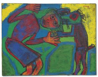 Jean Dubuffet - Le chien mangeur de cheveux