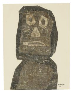 Jean Dubuffet - Le Guerrier