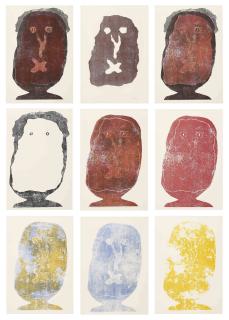 Jean Dubuffet - L\'Enfle-Chique III (W. 815; S. 565)