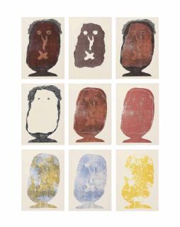 Jean Dubuffet - L\'enfle-chique III (W. 815; S. 565)