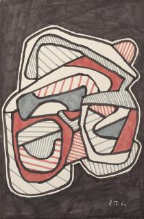 Jean Dubuffet - Les lunettes