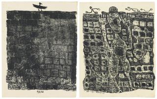 Jean Dubuffet - Les Murs - 12 Poèmes de Guillevic