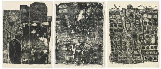 Jean Dubuffet - Les Murs - 12 Poèmes de Guillevic